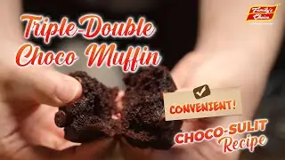 Triple-Double Choco Muffin Choco Sulit Recipe | With Tips and Costing