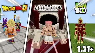 TOP 3 BEST ANIME MOD FOR MCPE 1.21.111