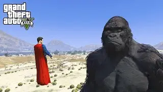 King Kong VS Superman - GTA 5 Mod