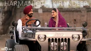 HARMANJOT & KIRANDEEP  II BEST PRE -WEDDING 2025 II GEE KAY PHOTOGRAPHY 4K