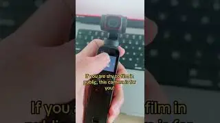 You need this camera if you are shy vlogging in public!