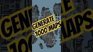 How to generate 1000 maps? #unity #gamedev #gamedesign #devlog
