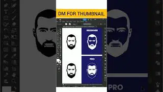 Beginner Pro Vector Art Easy Face Illustration in Adobe Illustrator #VectorArt#DigitalArt