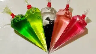 Dragon Fruit Slime ! Satisfying Slime Videos with piping bags★ASMR★