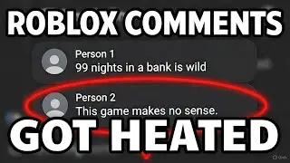 Roblox Players Argue in the Comments About 99 Nights in the Forest#roblox #99nightintheforest