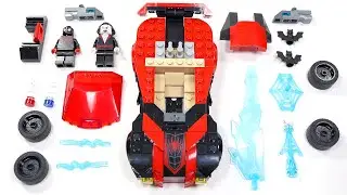 LEGO Spider-Man Miles Morales vs. Morbius | LEGO 76244 Stop Motion Build Review