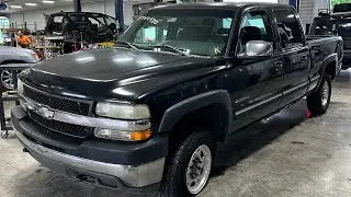 2002 Chevy Silverado 2500HD 6.0L LQ4/4L80E ls Swap Test Video S2CE234