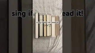 sing if you&rsquo;ve read these books! #booktube #reading #shorts