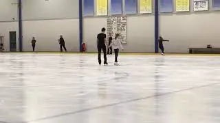 Philip & Mackenzie practicing their 2019-2020 routine at 6 AM at RIM Park