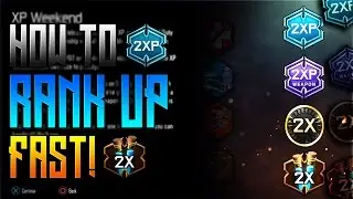 КАК БЫСТРО ПОВЫСИТЬ РАНГ В BLACK OPS 3! ВЫХОДНЫЕ С ДВОЙНЫМ ОПЫТОМ (BO3)! (ЗОМБИ)