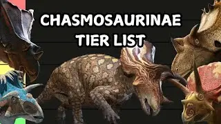 CHASMOSAURINAE RANKING (TIER LIST) #dinosaur #tierlist #ranking #triceratops #ceratopsia