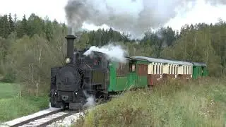 Schmalspurdampf und Septemberschnee - Dampflok S 12 auf der Taurachbahn