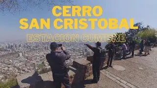 CUMBRE CERRO SAN CRISTOBA✨PARQUEMET❇️CHILE- #dji #sancrist&oacute;bal #vlog #trekking