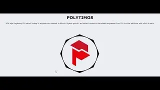 Polytimos настройка майнинга и кошелька