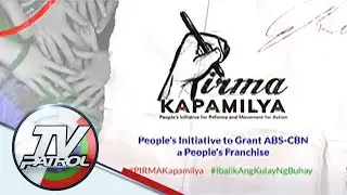 Pangangalap ng lagda para sa ABS-CBN franchise tuloy-tuloy | TV Patrol