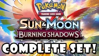 COMPLETE COLLECTION OF BURNING SHADOWS POKEMON CARDS!!!