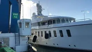 Sint Maarten Simpson Bay Bridge opening (PM IN) February 2019 from Sint Maarten Yacht Club (SMYC)