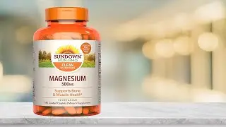 Sundown Magnesium Non-GMO Gluten-Free 500mg 180 Coated Caplets