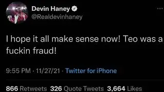 Devin Haney REACTS TO TEOFIMO LOPEZ LOSS VS GEORGE KAMBOSOS 🥊🔥