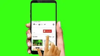 Green Screen Hand Click Subscribe Button And Bell Intro Mobile Frame #greenscreen #festivalcopy