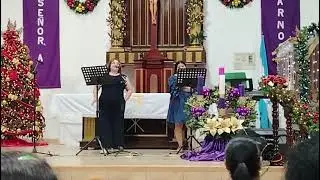 All&aacute; en belen- Alfareros  ( cover Lindsay  y Julissa)