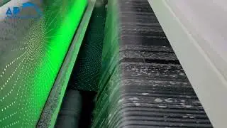 Pallu Skirt Automatic latest Roll To Roll Two Colour Paperless Rhinestone Transfer Hot Fix Machine