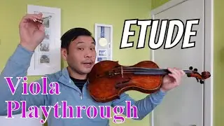 Etude- Suzuki Viola Book 1(song #14) Playthrough