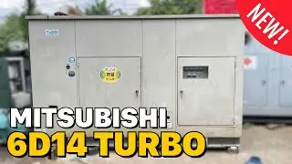 M&aacute;y ph&aacute;t điện nhật b&atilde;i Mitsubishi 100kva 6D14 turbo tua chậm th&ugrave;ng si&ecirc;u | LH : 0901352121