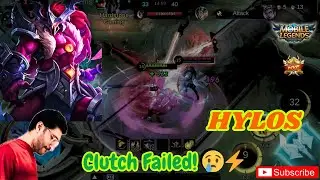 Legendary Hylos Gone WRONG! 💫❌ | MLBB Pro Play | Mobile Legends Bang Bang #hardstonegaming