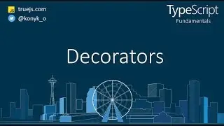 TypeScript tutorial: Decorators
