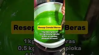 resep cendol beras
