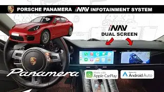 ОБНОВЛЕНИЕ ИНФОРМАЦИОННО-РАЗВЛЕКАТЕЛЬНОЙ СИСТЕМЫ INAV PORSCHE PANAMERA ДВОЙНОЙ ЭКРАН Android Appl...