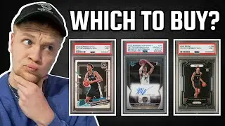 Counting down the TOP 10 Victor Wembanyama cards to invest in (Panini vs. Topps Wemby rookies!)