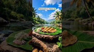 PESARATTU 🥘 IN NATURE 🌳 #viral #nature #food #shortsfeed #shorts #dosa