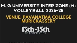 S.H. COLLEGE THEVARA VS ST GEORGE'S COLLEGE ARUVITHURA🔥🏐| M.G UNIVERSITY- INTER ZONE VOLLEYBALL