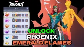 How To Unlock Emerald Flames Phoenix *NEW* Ranked Skin In Marvel Rivals