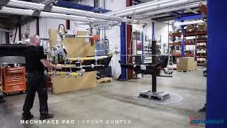 Automotive lift assist device for installation of FRONT BUMPER - Movomech manipulator Mechspace Pro&trade;