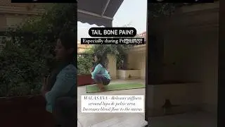 TAILBONE PAIN during Pregnancy? #tailbone #yoga #pregnancy #shortsfeed #shorts #pregnancy #backpain