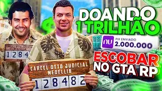 VIREI O PABLO ESCOBAR NO GTA RP E DOEI 1 TRILHÃO COM MOD MENU! - ECLYPSE MENU