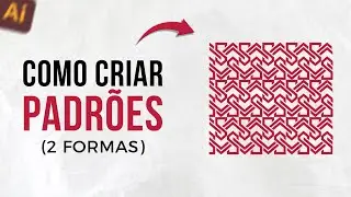 Como criar patterns/padr&otilde;es no Illustrator (melhor v&iacute;deo BR)