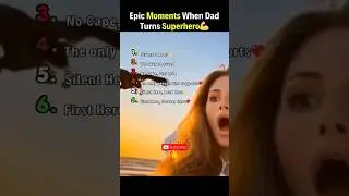 Epic moments when Dads turns superhero &hearts;️