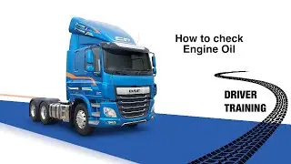 Как проверить уровень масла в двигателе DAF V2