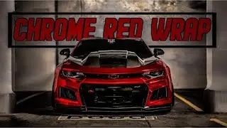 My CAMARO ZL1 Gets a New Wrap and it's Chrome!