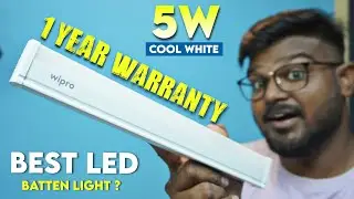 Wipro Garnet 5W LED Batten Tube light | Tubelight for Dressing Table Mirror | Best Led Batten Light