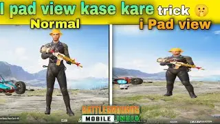 Phone me iPad kase kare||How to get in mobile iPad kase kare ||Bgmi iPad view ||Split screen|Tricks