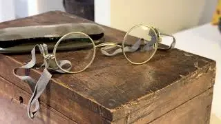 Early cased gas mask glasses &laquo; Masken-Brille &raquo; wwii military army