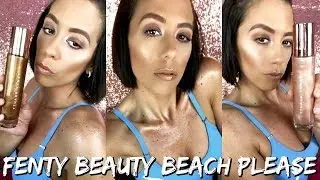 FENTY BEAUTY BEACH PLEASE COLLECTION REVIEW | BODY LAVA & FAIRY BOMB