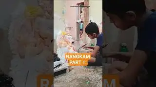 Rangkam Detailing Series 🎨 &ndash; Part 1: Dhoti Painting by Saiesh Pingulkar | #Shorts