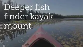 Deeper fish finder kayak mount