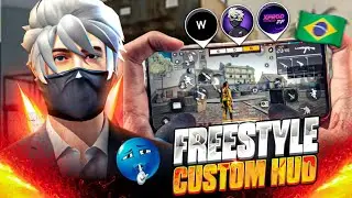 FREESTYLE CUSTOM HUD😱🇧🇷 FREE FIRE|| FASTEST 3 FINGER HUD🤯|3 FINGER BRAZILIAN🇧🇷 CUSTOM HUD |FREE FIRE